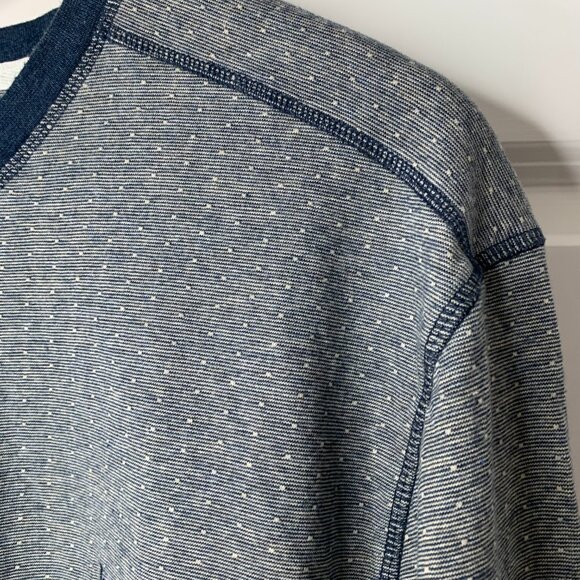 U.S. Polo Assn. Denim Co. Men’s Grey/Blue 100% Cotton Henley Top - Picture 7 of 16